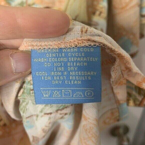 Bermuda Bay Large Silk Shirt Hawaiian Camp Collar Short Sleeve Button Up Men’s - Picture 4 of 6